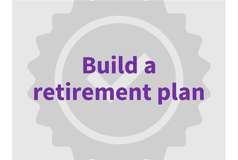 Build a retirement plan product card